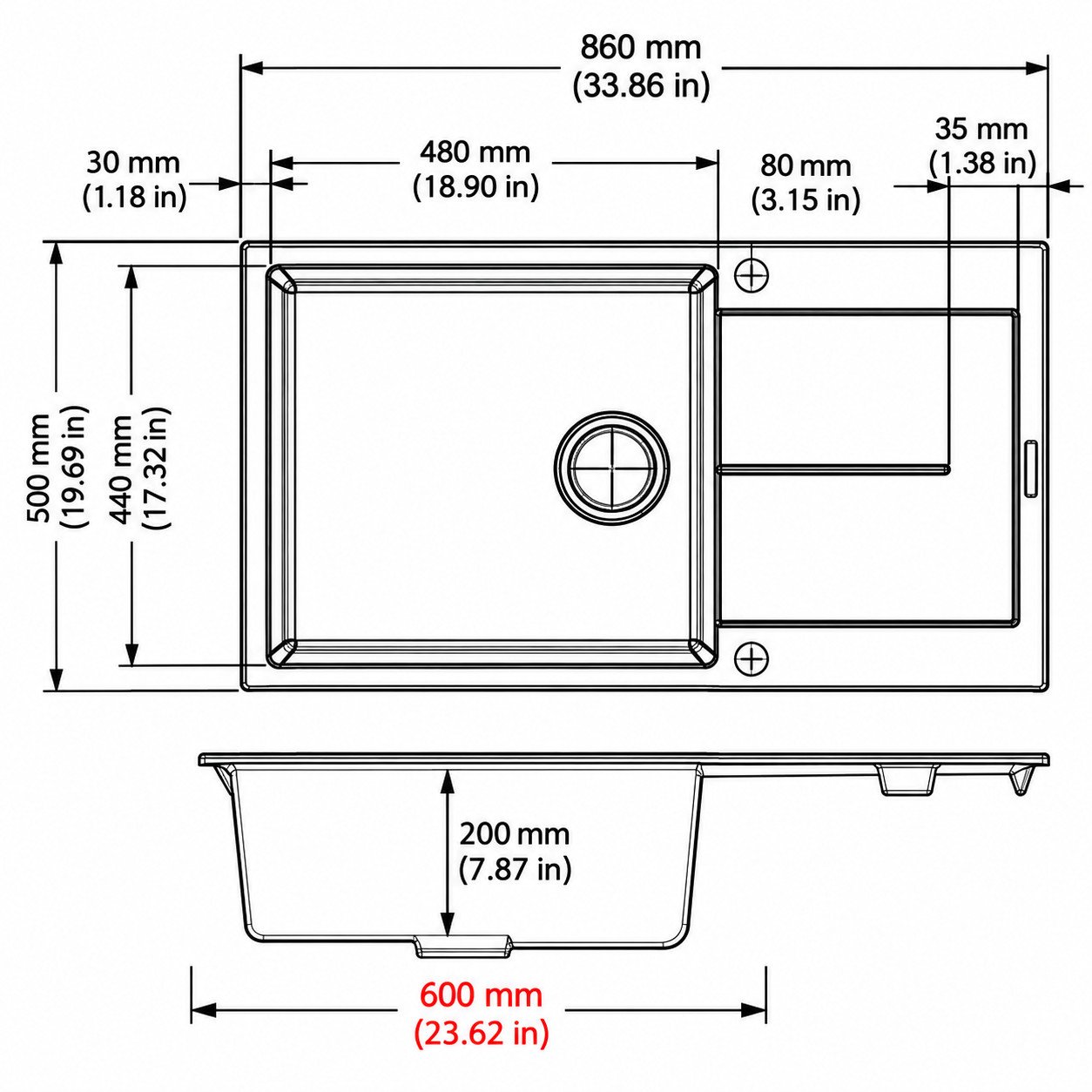 Carysil CY-ENIGMA D 100B, quartz (view 2)